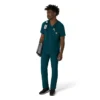 Camisa de trabajo con cuello en V para hombre Force Cross-Flex