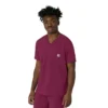 Camisa de trabajo con cuello en V para hombre Force Cross-Flex