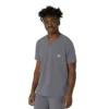 Camisa de trabajo con cuello en V para hombre Force Cross-Flex