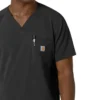 Camisa de trabajo con cuello en V para hombre Force Cross-Flex