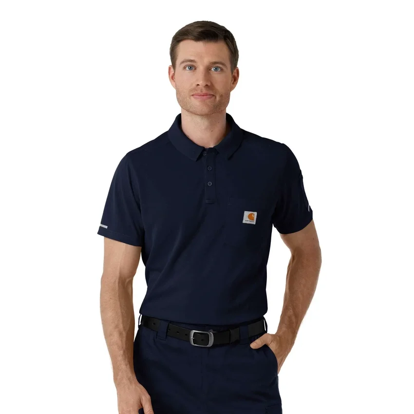 Camisa de trabajo tipo polo de manguitos cortos ligeros Rugged Flex® Rscu