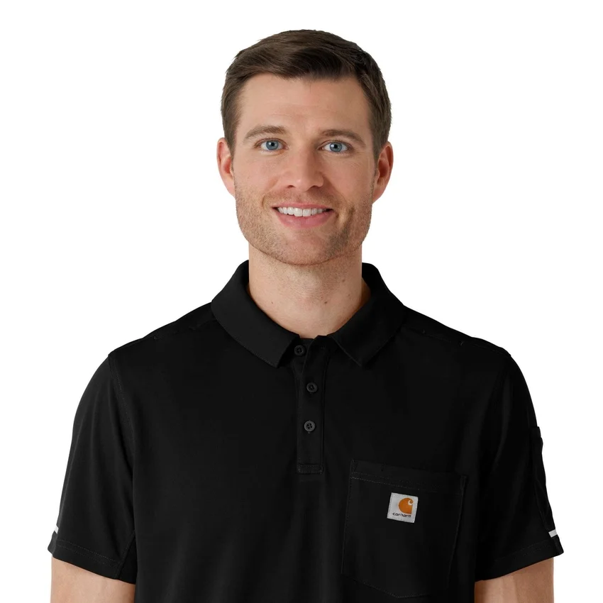 Camisa de trabajo tipo polo de manguitos cortos ligeros Rugged Flex® Rscu