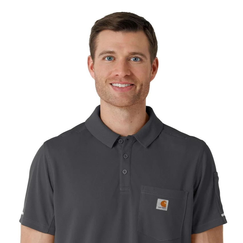 Camisa de trabajo tipo polo de manguitos cortos ligeros Rugged Flex® Rscu