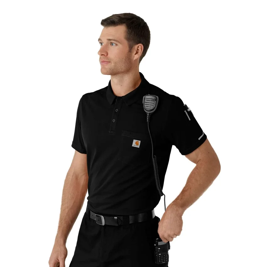 Camisa de trabajo tipo polo de manguitos cortos ligeros Rugged Flex® Rscu