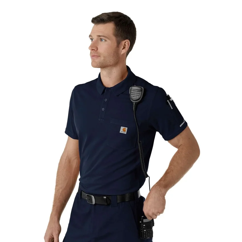 Camisa de trabajo tipo polo de manguitos cortos ligeros Rugged Flex® Rscu