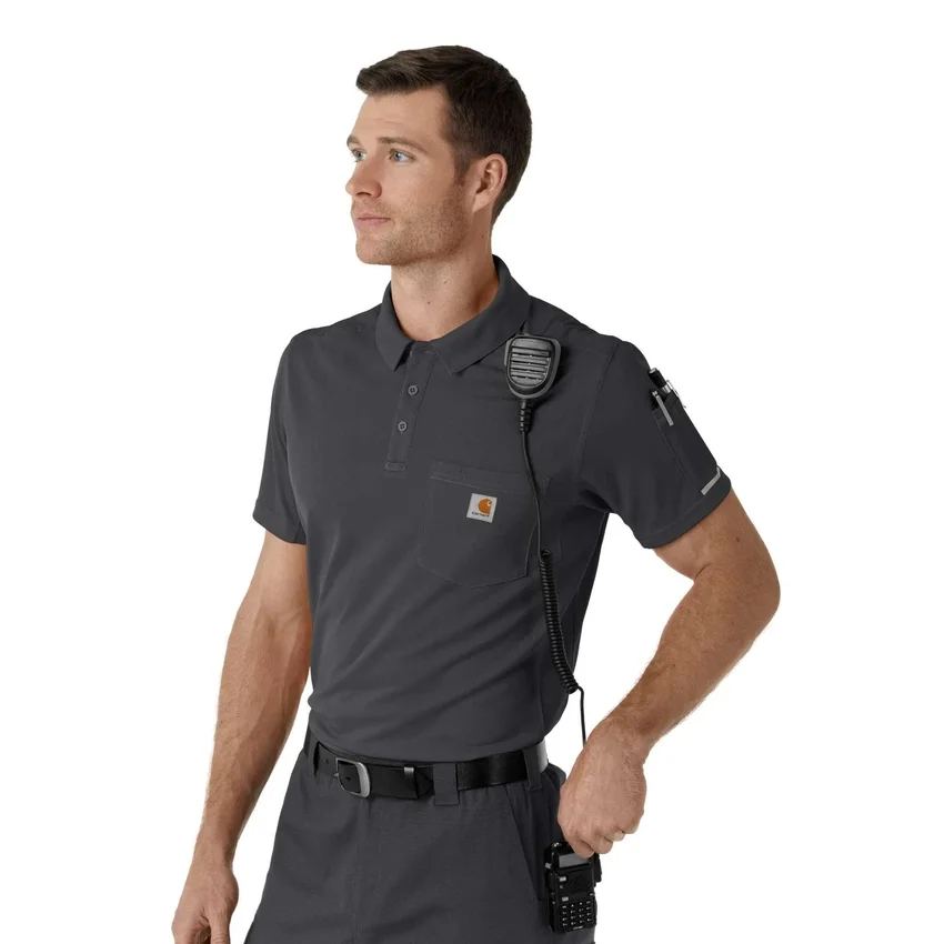 Camisa de trabajo tipo polo de manguitos cortos ligeros Rugged Flex® Rscu