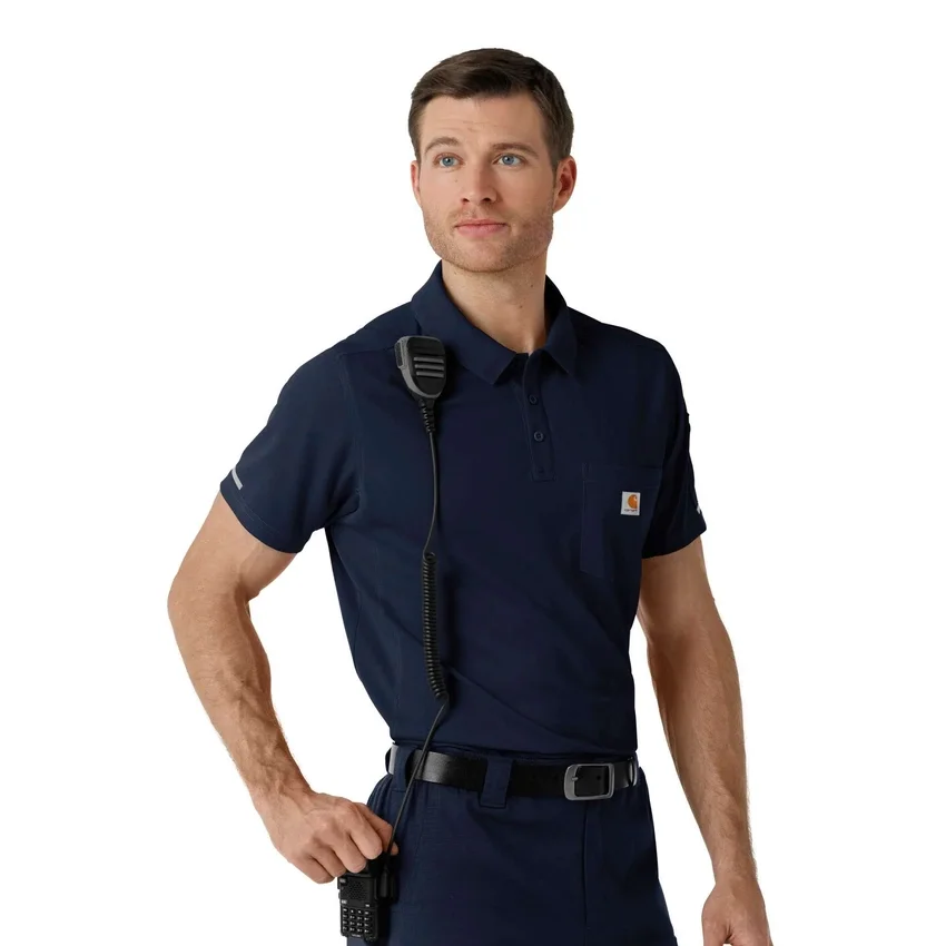 Camisa de trabajo tipo polo de manguitos cortos ligeros Rugged Flex® Rscu