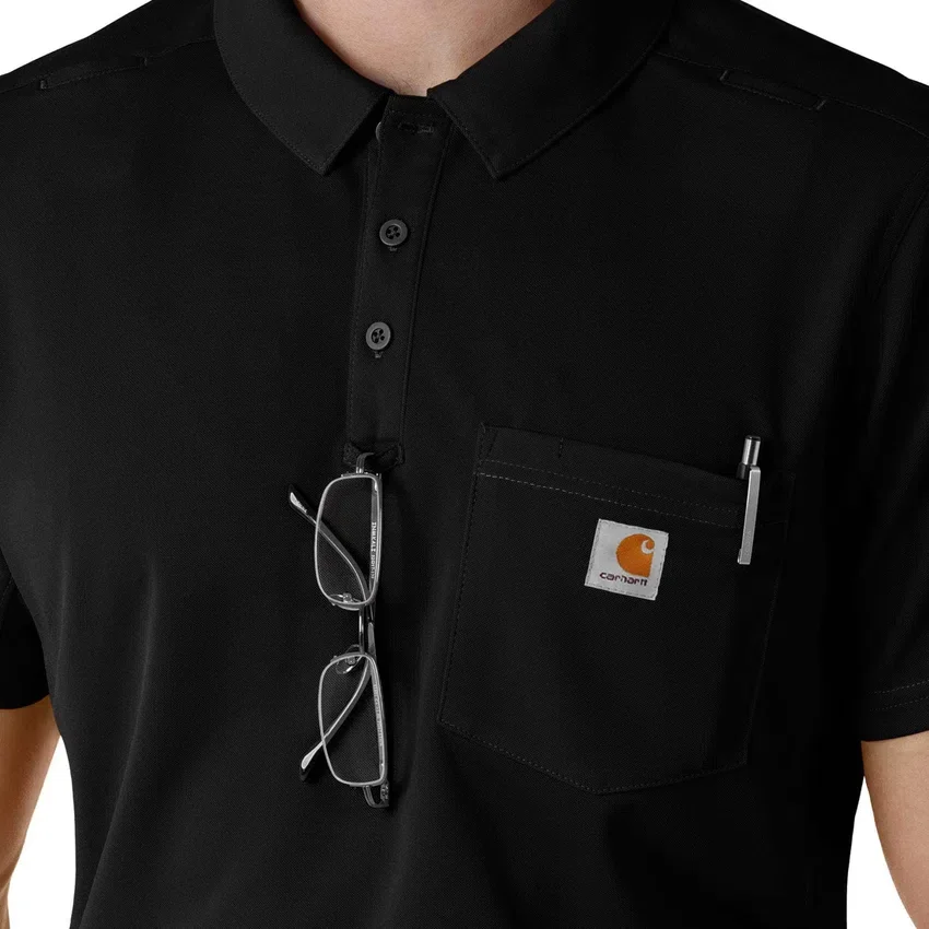 Camisa de trabajo tipo polo de manguitos cortos ligeros Rugged Flex® Rscu