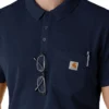 Camisa de trabajo tipo polo de manguitos cortos ligeros Rugged Flex® Rscu