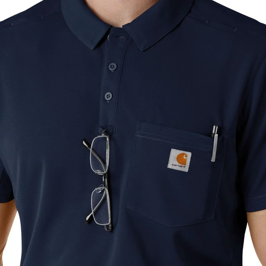 Camisa de trabajo tipo polo de manguitos cortos ligeros Rugged Flex® Rscu