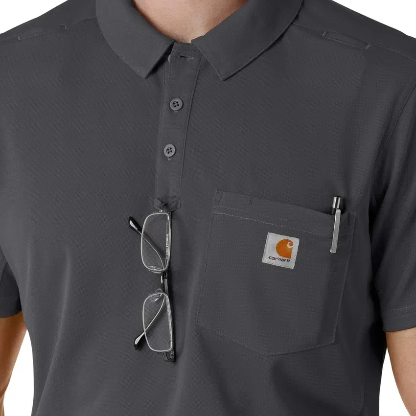 Camisa de trabajo tipo polo de manguitos cortos ligeros Rugged Flex® Rscu
