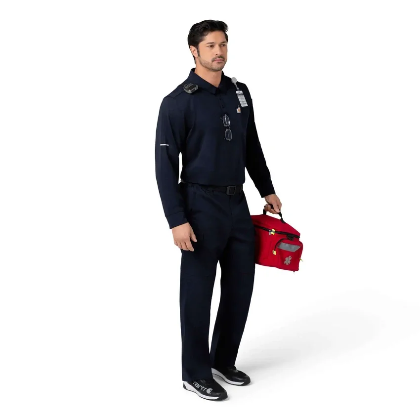 Camisa de trabajo tipo polo de manguitos largos Rugged Flex® Rscu Heavyweight
