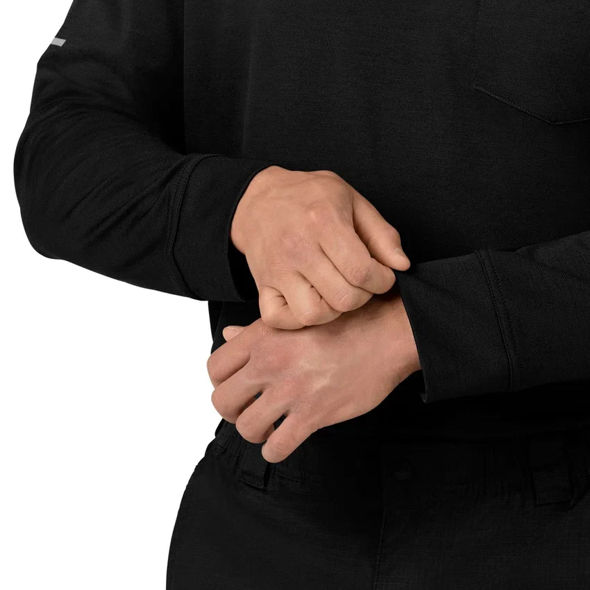 Camisa de trabajo tipo polo de manguitos largos Rugged Flex® Rscu Heavyweight