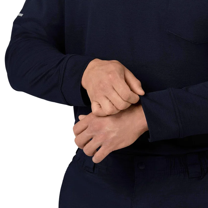 Camisa de trabajo tipo polo de manguitos largos Rugged Flex® Rscu Heavyweight