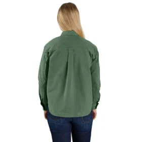 Camisa exterior de lona gruesa de corte holgado Montana Rugged Flex® para mujer