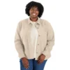Camisa exterior de lona gruesa de corte holgado Montana Rugged Flex® para mujer
