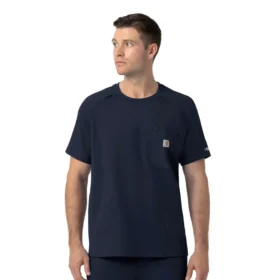 Camisa médica de cuello redondo Force Cross-Flex Knit