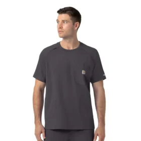 Camisa médica de cuello redondo Force Cross-Flex Knit