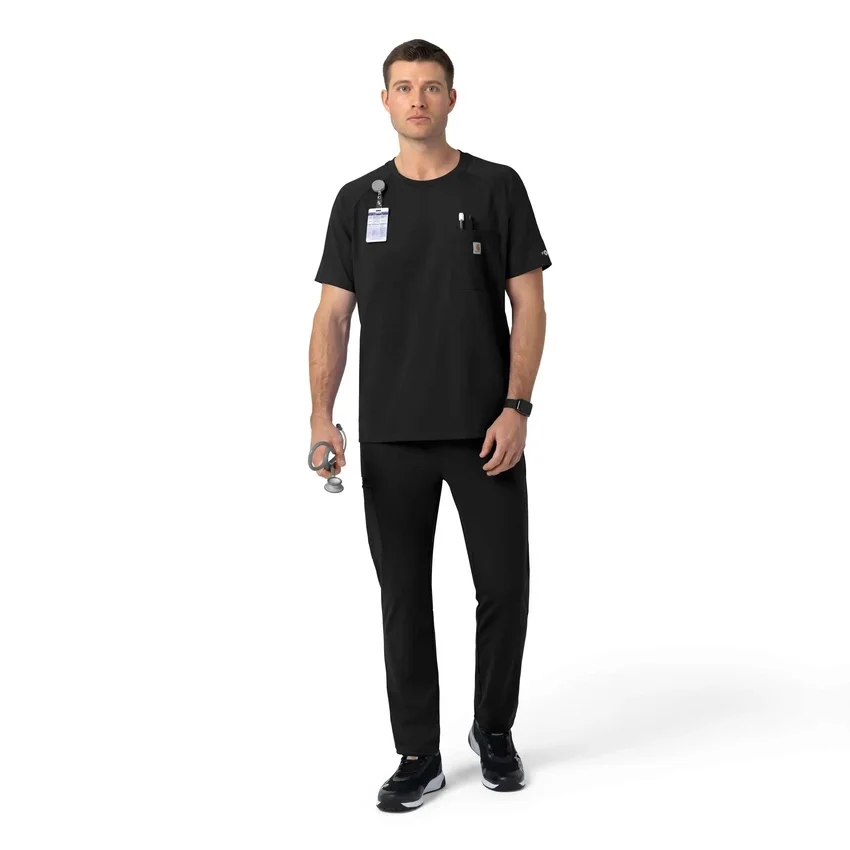Camisa médica de cuello redondo Force Cross-Flex Knit