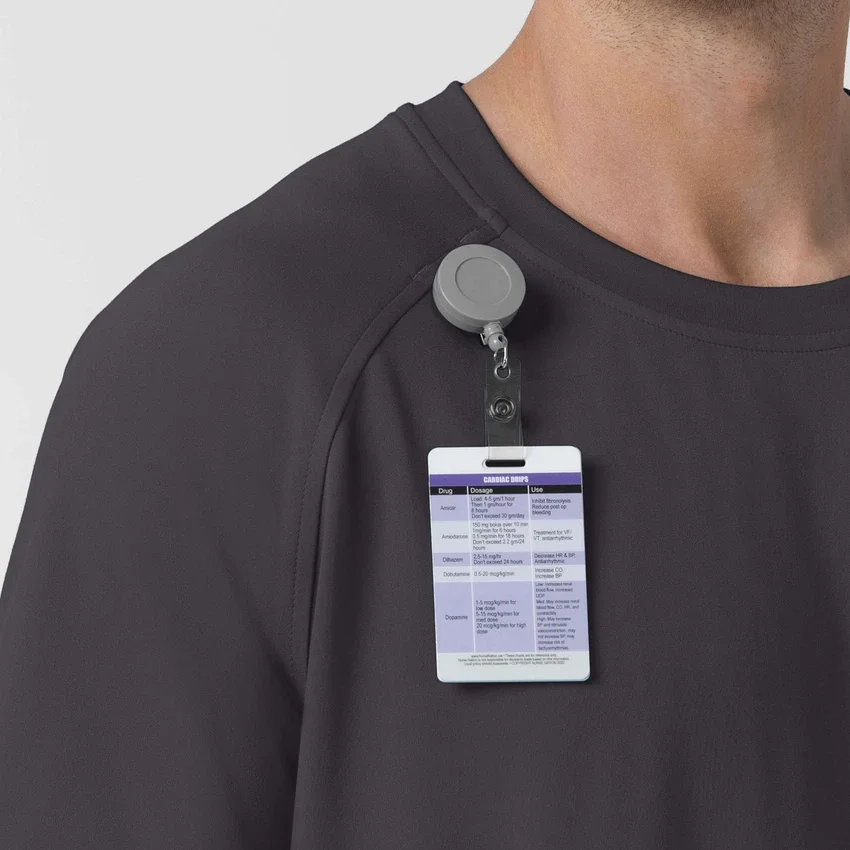 Camisa médica de cuello redondo Force Cross-Flex Knit