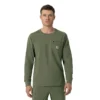Camisa médica de manguitos largos con cuello redondo Force Cross-Flex