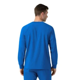 Camisa médica de manguitos largos con cuello redondo Force Cross-Flex