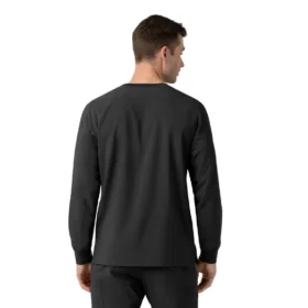 Camisa médica de manguitos largos con cuello redondo Force Cross-Flex