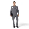 Camisa médica de manguitos largos con cuello redondo Force Cross-Flex