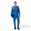 Camisa médica de manguitos largos con cuello redondo Force Cross-Flex