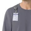 Camisa médica de manguitos largos con cuello redondo Force Cross-Flex