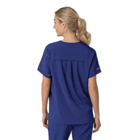 Camisa médica de mujer Force Cross-Flex con cuello en V oversize
