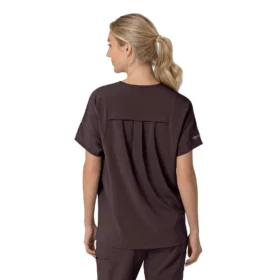 Camisa médica de mujer Force Cross-Flex con cuello en V oversize
