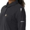 Camisa médica de polo de manguitos largos Rugged Flex® Rscu Heavyweight para mujer