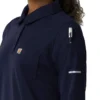Camisa médica de polo de manguitos largos Rugged Flex® Rscu Heavyweight para mujer