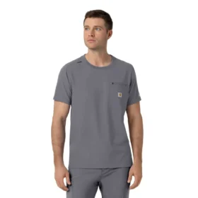 Camisa médica Force Cross-Flex de cuello redondo