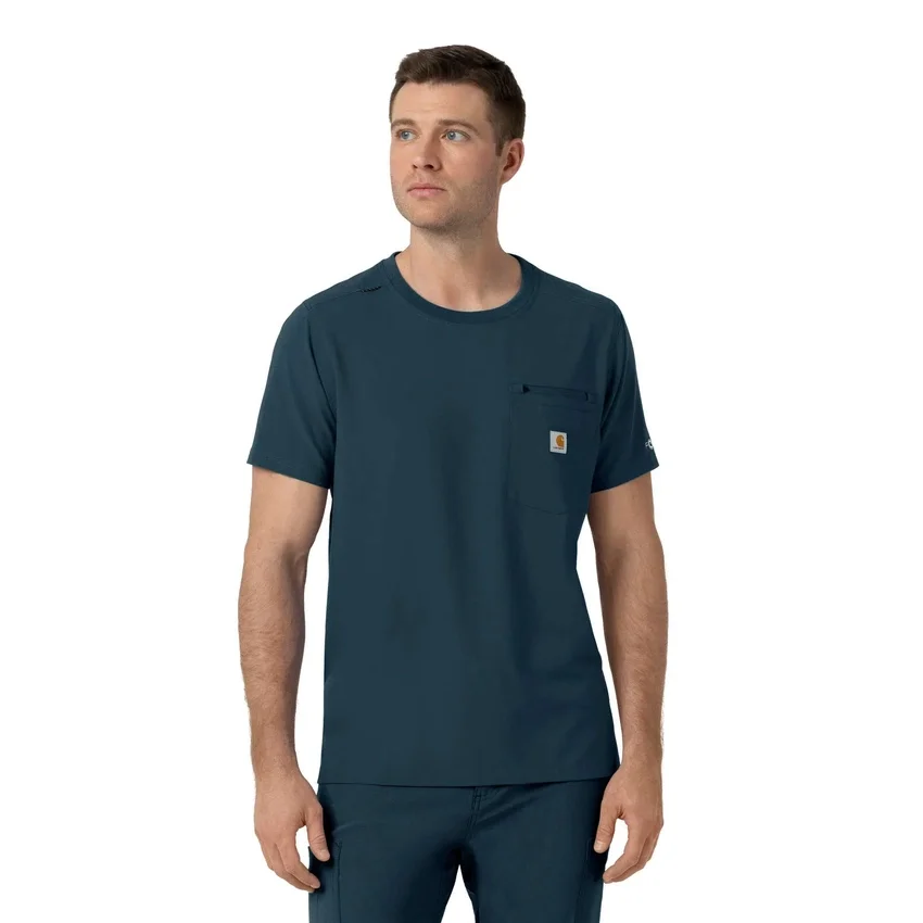 Camisa médica Force Cross-Flex de cuello redondo