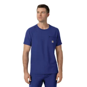 Camisa médica Force Cross-Flex de cuello redondo