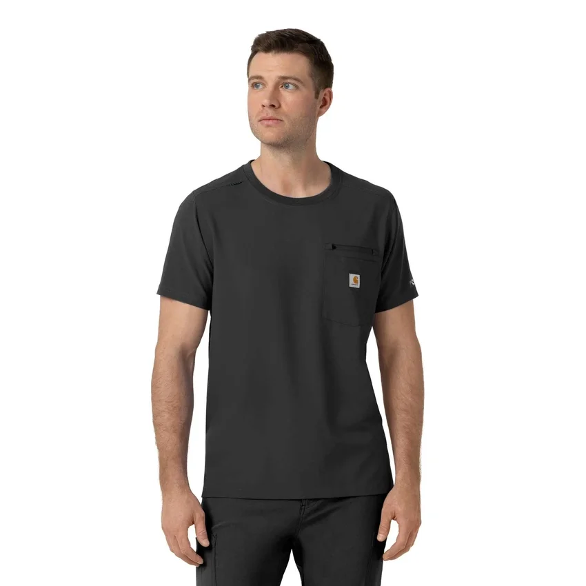 Camisa médica Force Cross-Flex de cuello redondo