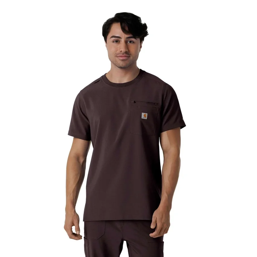 Camisa médica Force Cross-Flex de cuello redondo