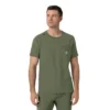 Camisa médica Force Cross-Flex de cuello redondo