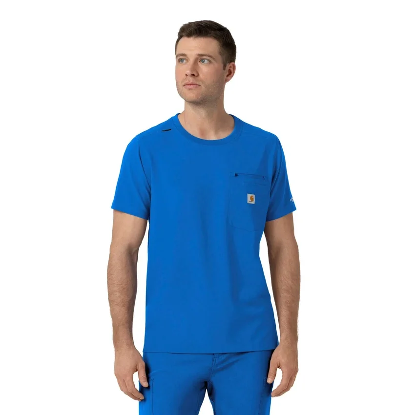 Camisa médica Force Cross-Flex de cuello redondo