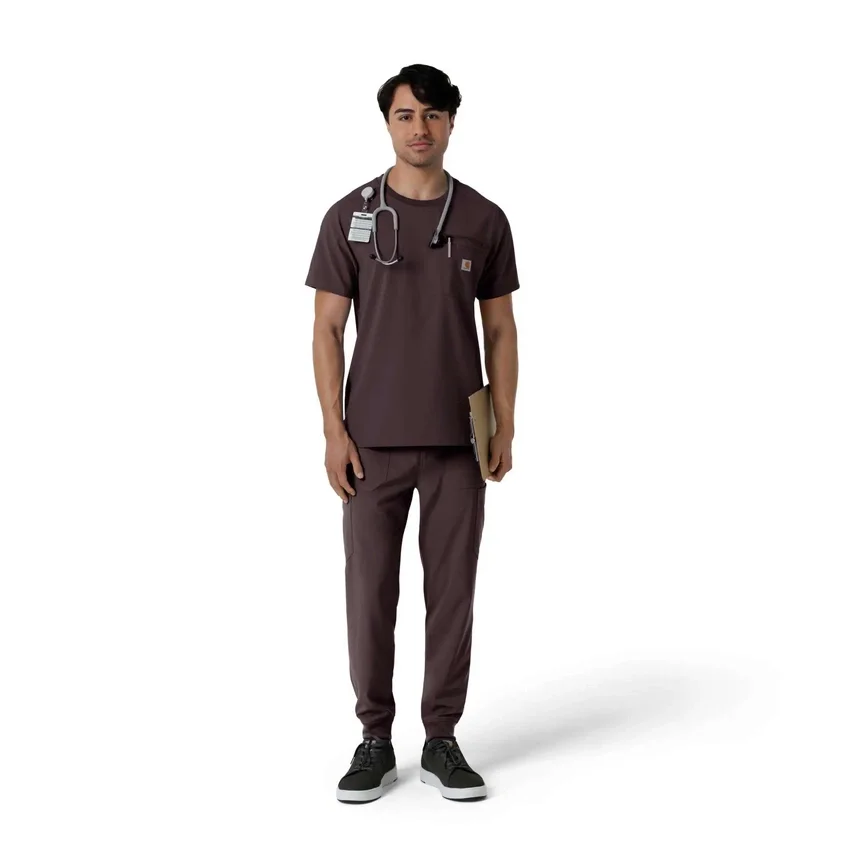Camisa médica Force Cross-Flex de cuello redondo