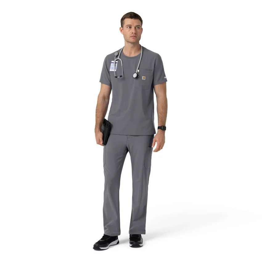 Camisa médica Force Cross-Flex de cuello redondo