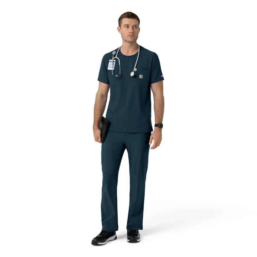 Camisa médica Force Cross-Flex de cuello redondo