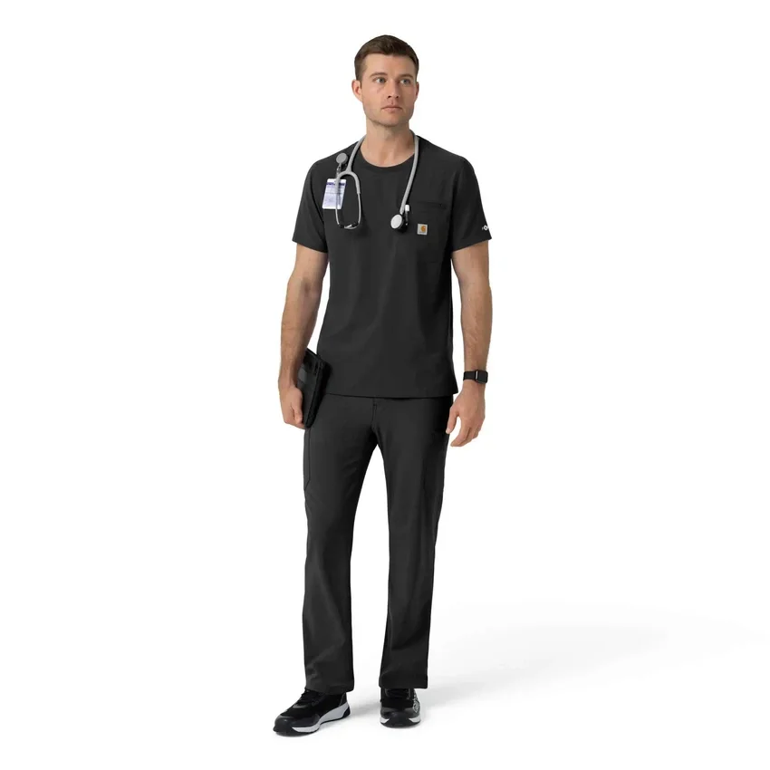 Camisa médica Force Cross-Flex de cuello redondo
