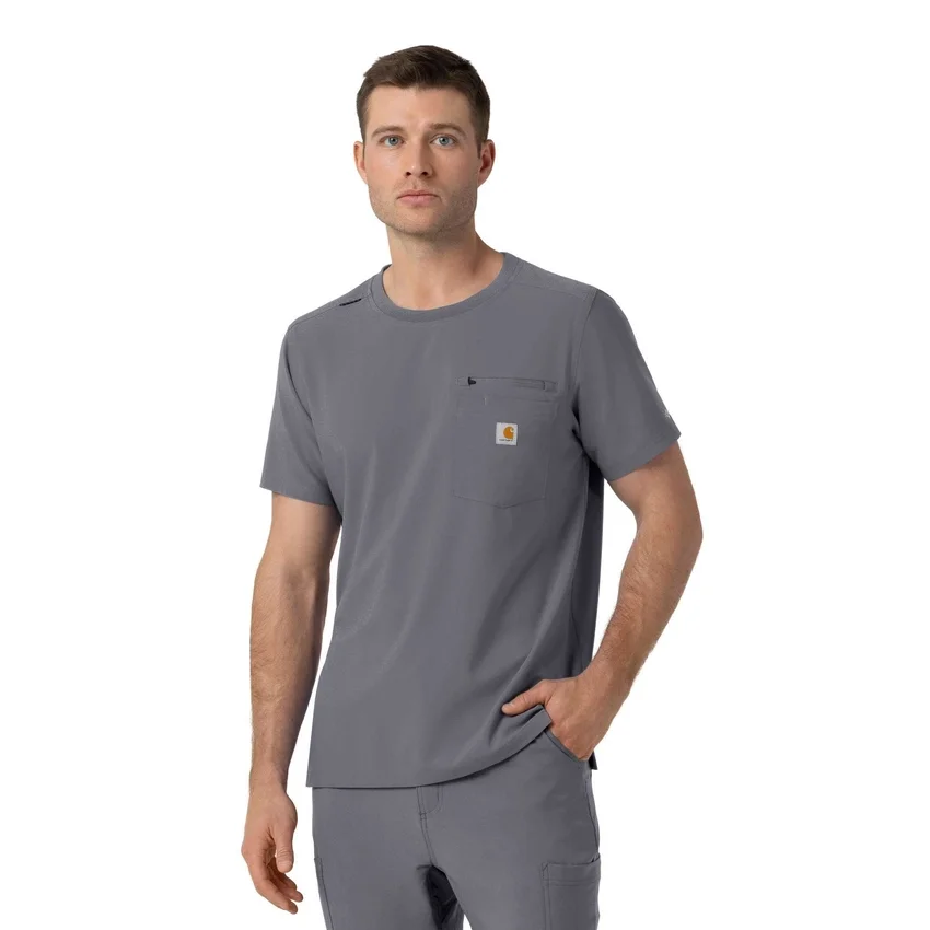 Camisa médica Force Cross-Flex de cuello redondo