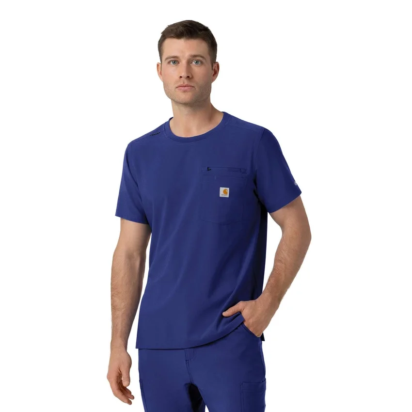Camisa médica Force Cross-Flex de cuello redondo