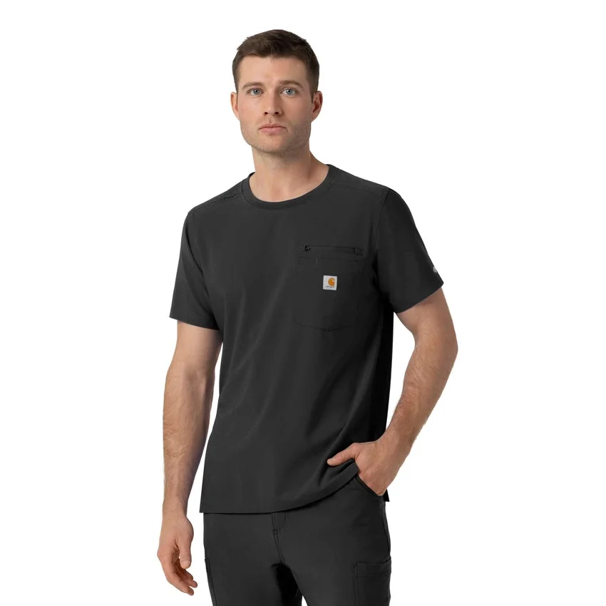 Camisa médica Force Cross-Flex de cuello redondo