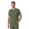 Camisa médica Force Cross-Flex de cuello redondo