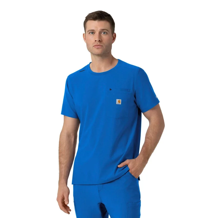 Camisa médica Force Cross-Flex de cuello redondo